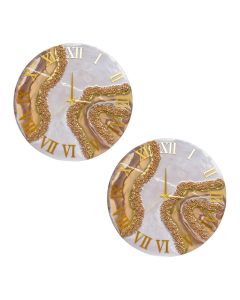 kit2relogiosdeparedegrande60cmluxofundob