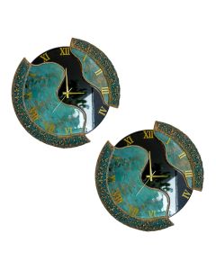 kit2relogiosdeparedegrande60cmluxofundop