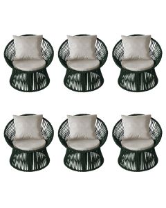 kit6poltronasestofadasolcomalmofadaemcor