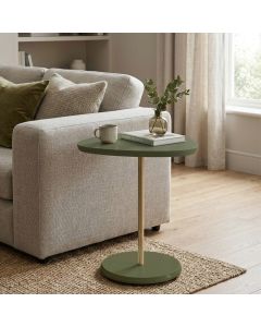 Mesa de Apoio Design Moderno para Sala com Estrutura Resistente Menta Bel