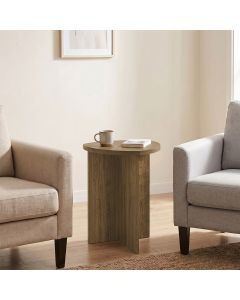 Mesa de Apoio Design Moderno para Sala com Estrutura Resistente Pinho Artely Delta