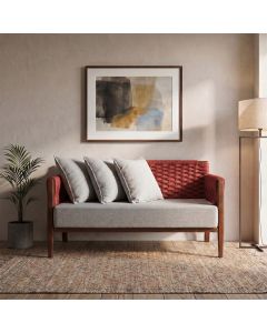Namoradeira Moderna Elegante para Decoracao Terracota Poesia