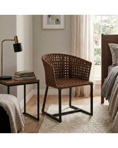 Poltrona Design Sofisticado Confortavel para Decoracao Caramelo Belga