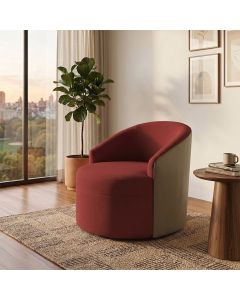 Poltrona Moderna Elegante para Decoracao Terracota Leticia