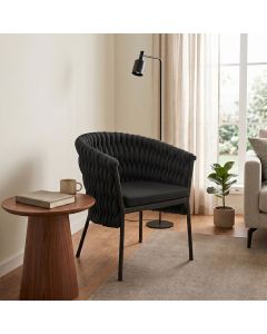 Poltrona Design Contemporaneo Conforto Premium e Estilo Preta Remgui